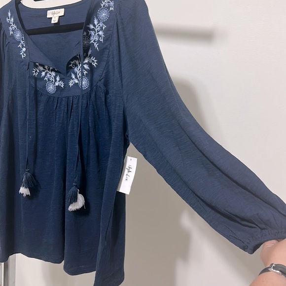 NWT Style&Co XL Multicolor Top. - Picture 3 of 5